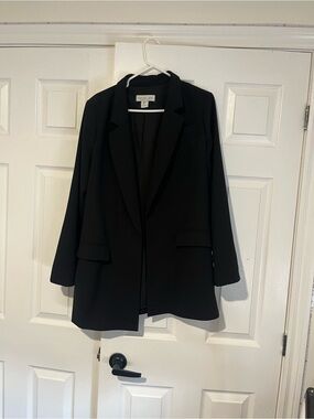 Rachel Zoe Black Tailored Blazer Jacket